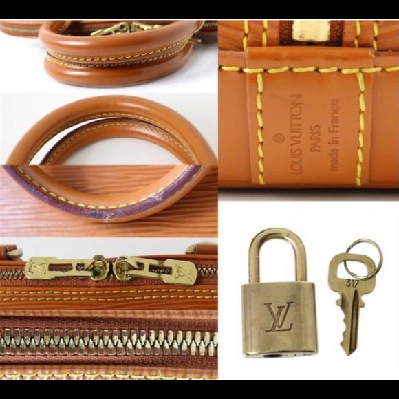 Alma Epi Satchel gold cipango leather. - Picture 9 of 10